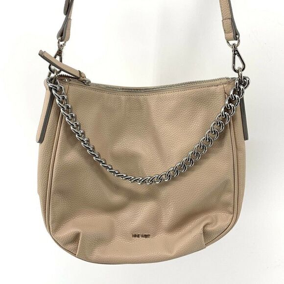 Nine West Blush Pink Pebbled Vegan Leather Purse - Picture 2 of 8